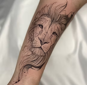 Trabalho real de Ana Gonçalves: Leão